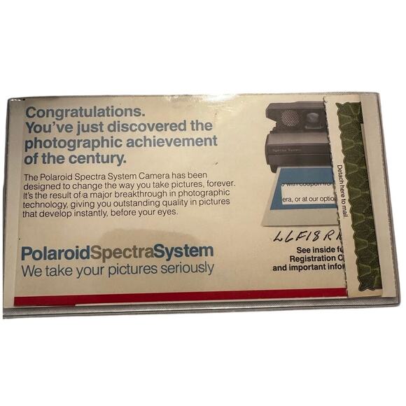 Polaroid Spectra System SE Vintage Instant Camera w/2 Packs of Film - Picture 11 of 12